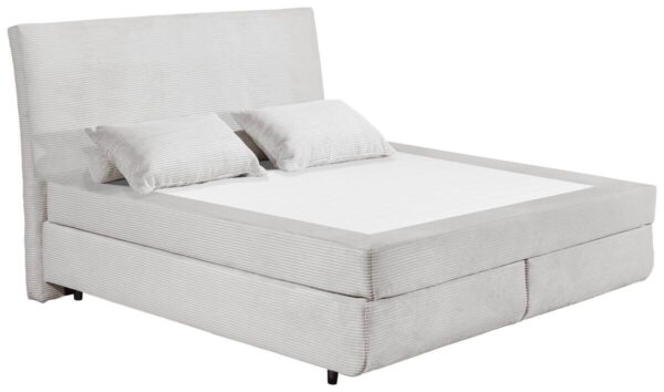 Boxspringbett Marbella Silbergrau Liegefläche B/L: ca. 180x200 cm – Bild 4