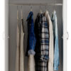 Kleiderschrank Joe weiß B/H/T: ca. 81x176x50,8 cm Kleiderschrank Joe weiß B/H/T: ca. 81x176x50,8 cm – Bild 2