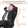 Chefsessel 921-321 schwarz Kunstleder Nylon Kunststoff – Bild 4