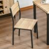 Essgruppe 835-090 natur schwarz B/H/T: ca. 70x76x70 cm Essgruppe 835-090 natur schwarz B/H/T: ca. 70x76x70 cm – Bild 2