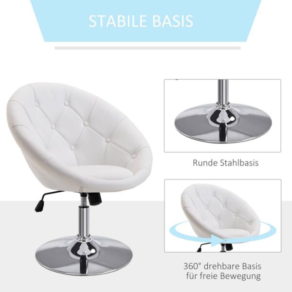 Hocker 833-357WT weiß – Bild 3