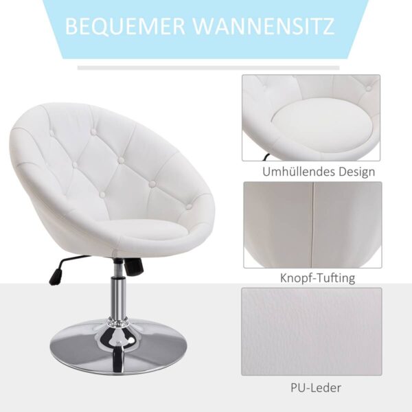 Hocker 833-357WT weiß – Bild 5