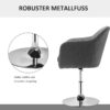 Hocker 833-757V01CG dunkelgrau – Bild 2