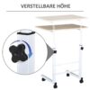 Beistelltisch 836-057 weiß ahorn B/H/T: ca. 60x78x40 cm – Bild 4
