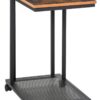 Beistelltisch 833-606 schwarz walnuss B/H/T: ca. 51x65x36 cm – Bild 4