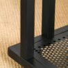 Beistelltisch 833-606 schwarz walnuss B/H/T: ca. 51x65x36 cm – Bild 5