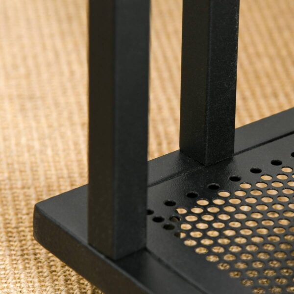 Beistelltisch 833-606 schwarz walnuss B/H/T: ca. 51x65x36 cm – Bild 5