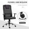 Drehstuhl 921-141BK schwarz – Bild 4