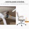 Drehstuhl 921-536BG beige weiß – Bild 3