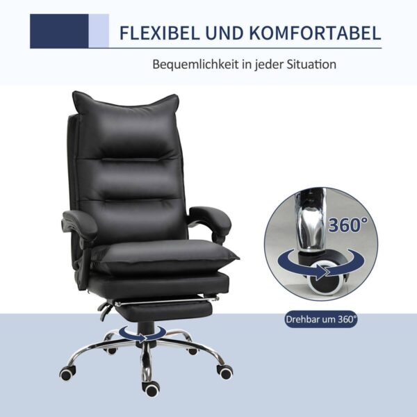 Drehstuhl 921-335BK schwarz – Bild 3