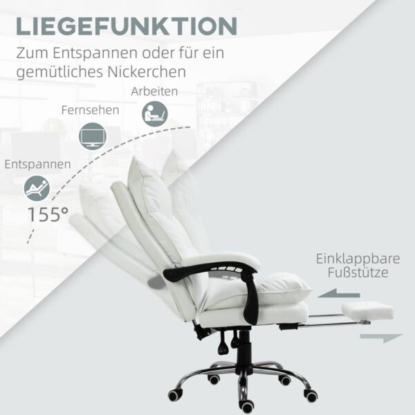 Drehstuhl 921-335WT weiß – Bild 2