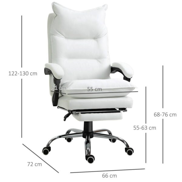 Drehstuhl 921-335WT weiß – Bild 3