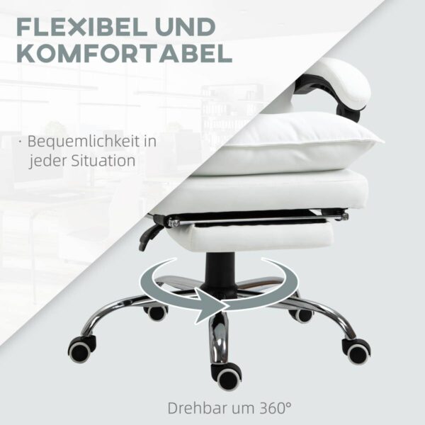 Drehstuhl 921-335WT weiß – Bild 5