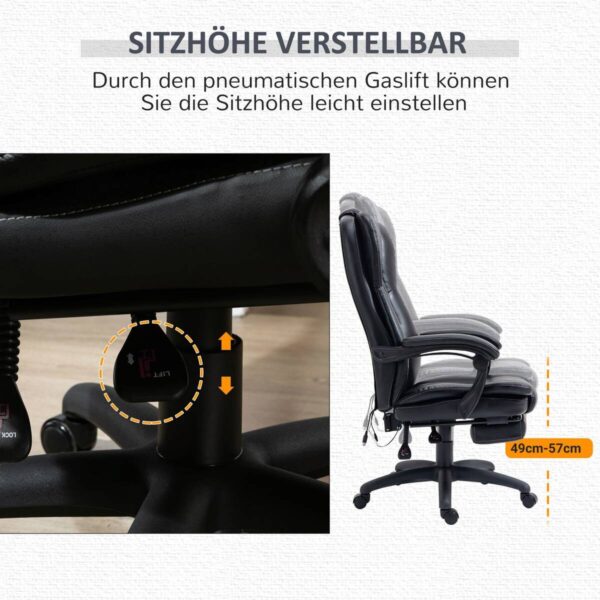 Drehstuhl 921-539V90BK schwarz – Bild 5