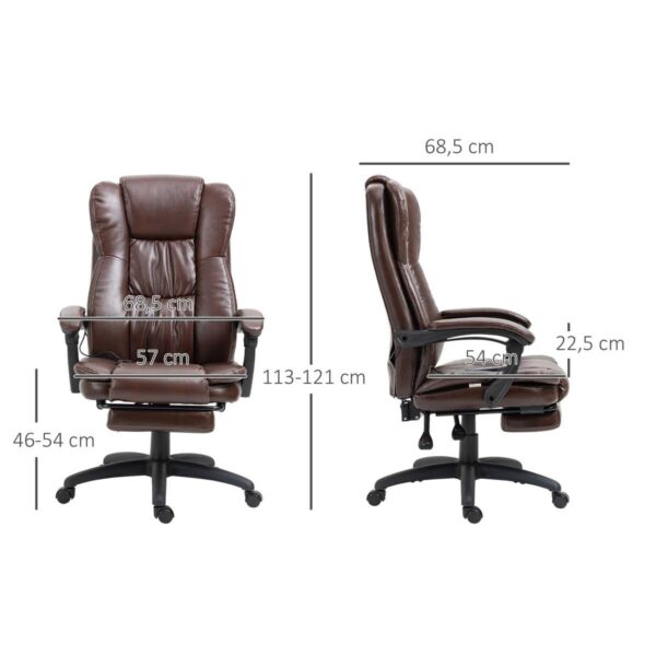Drehstuhl 921-539V90BN braun – Bild 2