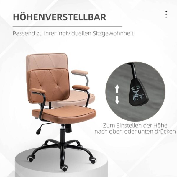 Drehstuhl 921-595BN braun – Bild 3