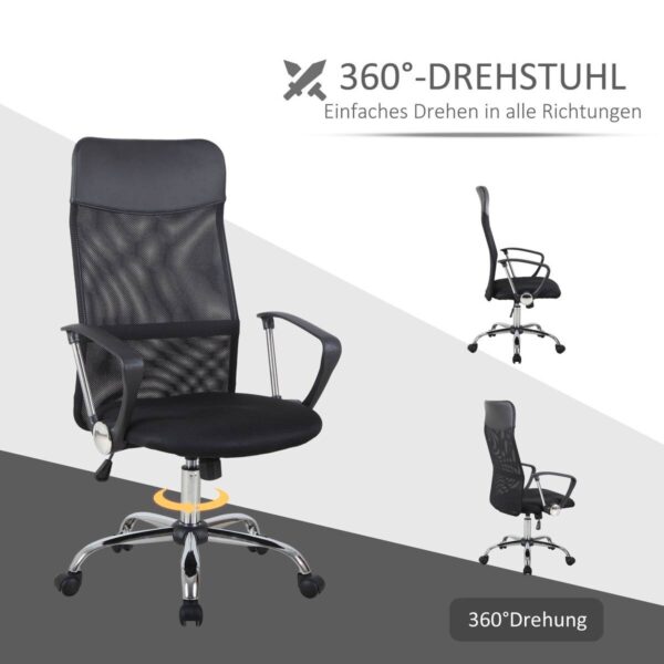 Drehstuhl A2-0093 schwarz – Bild 3
