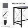 Computertisch 836-122BK schwarz B/H/L: ca. 150x76x150 cm – Bild 4
