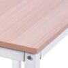 Computertisch 836-122AK natur weiß B/H/L: ca. 150x76x150 cm – Bild 3