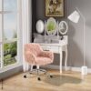 Drehstuhl 921-548PK rosa silber – Bild 2