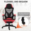 Drehstuhl 921-233 schwarz rot – Bild 4