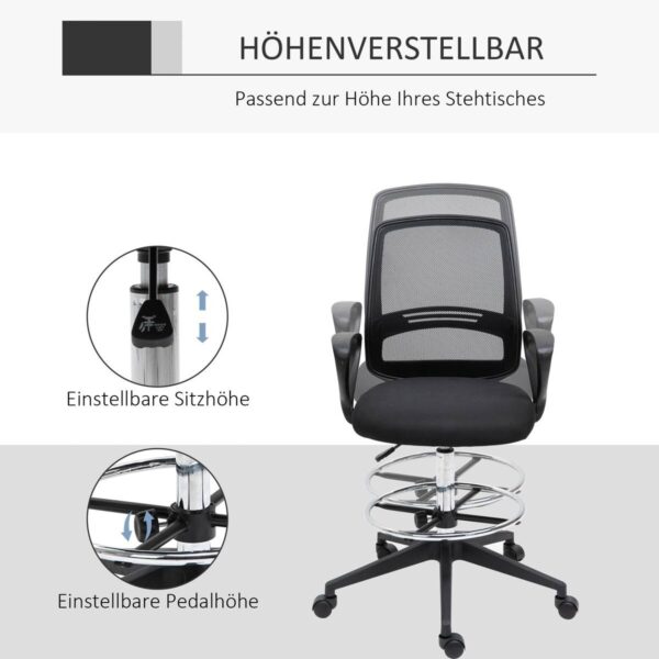 Drehstuhl 921-187 schwarz – Bild 4