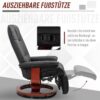 Sessel 833-621 schwarz B/H/T: ca. 78x100x87 cm Sessel 833-621 schwarz B/H/T: ca. 78x100x87 cm – Bild 4