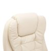 Chefsessel A2-0057 beige PVC Kunstleder – Bild 5