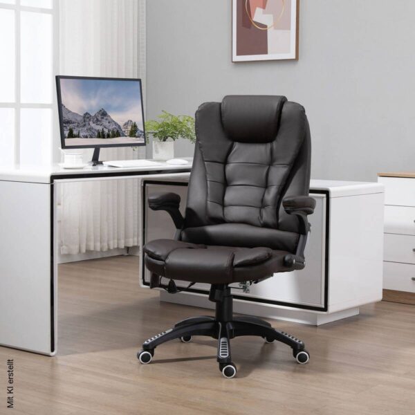 Chefsessel A2-0056 braun PVC Kunstleder – Bild 4