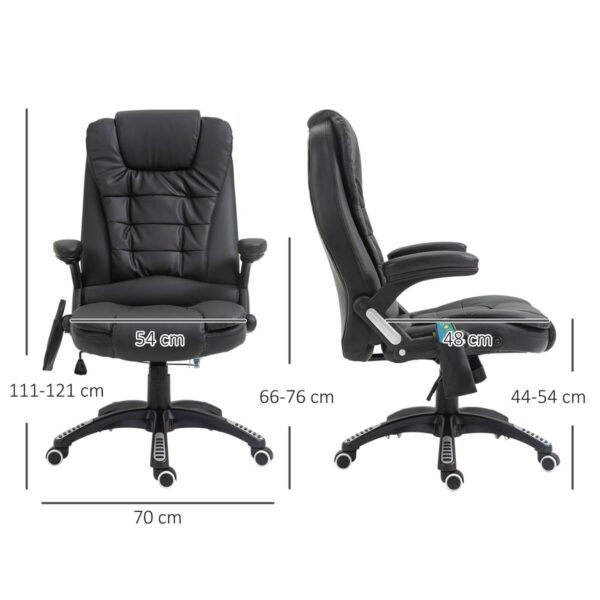 Chefsessel A2-0055 schwarz PVC Kunstleder Chefsessel A2-0055 schwarz PVC Kunstleder – Bild 5