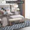 Polsterbank 837-178BG beige B/H/T: ca. 110x48x40 cm Polsterbank 837-178BG beige B/H/T: ca. 110x48x40 cm – Bild 3