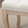 Polsterbank 837-178BG beige B/H/T: ca. 110x48x40 cm Polsterbank 837-178BG beige B/H/T: ca. 110x48x40 cm – Bild 4