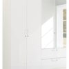 Kleiderschrank Quadra weiß B/H/T: ca. 180x210x54 cm – Bild 3