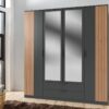 Kleiderschrank Lübeck Graphit B/H/T: ca. 180x199x58 cm – Bild 2