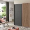 Schwebetürenschrank Andorra Graphit B/H/T: ca. 200x216x65 cm – Bild 2