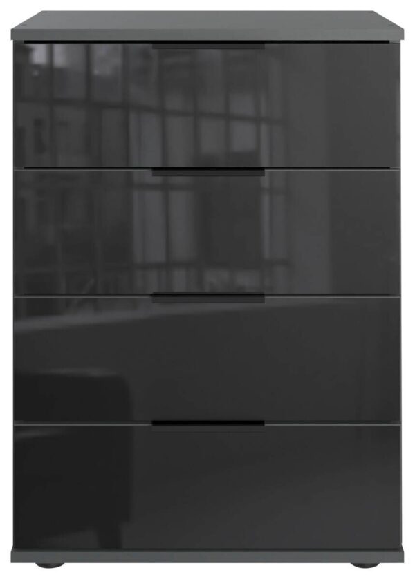 Nachtkonsole Saigon Graphit B/H/T: ca. 52x74x38 cm – Bild 2