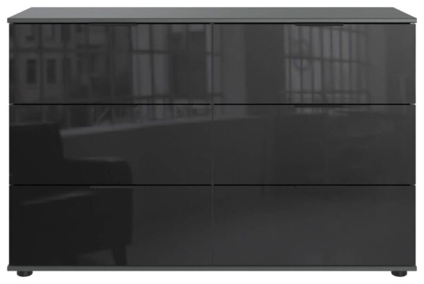 Schubkastenkommode Saigon Graphit B/H/T: ca. 130x83x41 cm – Bild 2