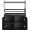 Barwagen Mosaik schwarz Metall B/H/T: ca. 60x94x40 cm – Bild 4