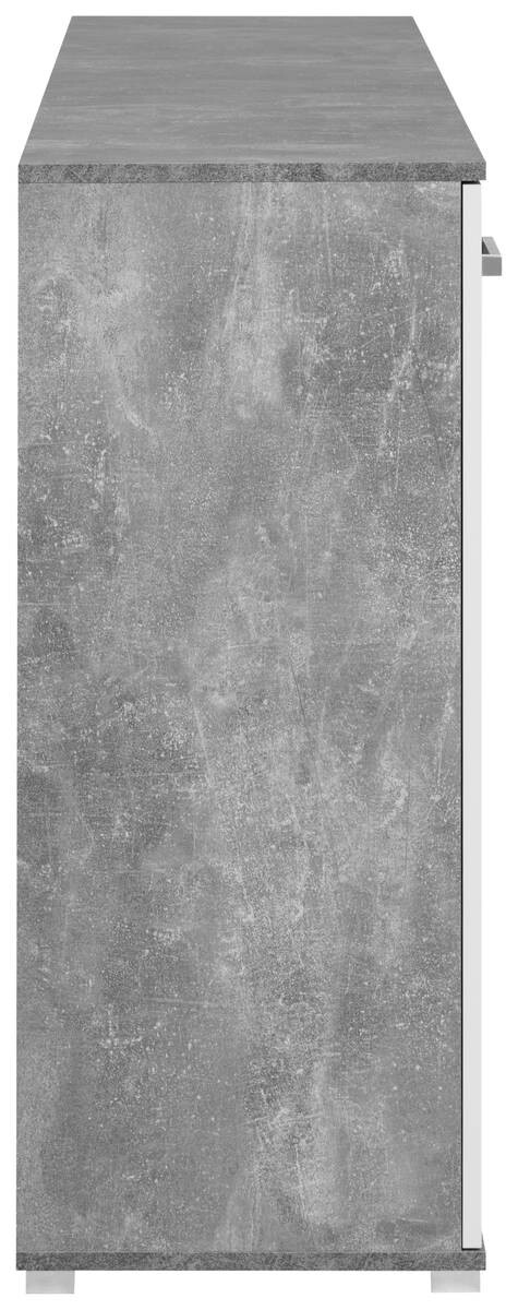 Sideboard Volos Beton Optik weiß B/H/T: ca. 160x90x38 cm – Bild 4