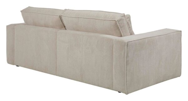 Sofa Marlon beige Microfaser B/H/T: ca. 248x90x110 cm – Bild 2