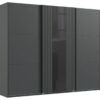 Schwebetürenschrank Atlanta Graphit B/H/T: ca. 250x216x65 cm – Bild 2
