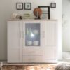 Highboard Romance Sibiu Lärche Nachbildung San-Remo Nachbildung B/H/T: ca. 156x137x46 cm – Bild 2