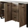 Sideboard Ute Akazie Nachbildung B/H/T: ca. 180x90x45 cm Sideboard Ute Akazie Nachbildung B/H/T: ca. 180x90x45 cm – Bild 2