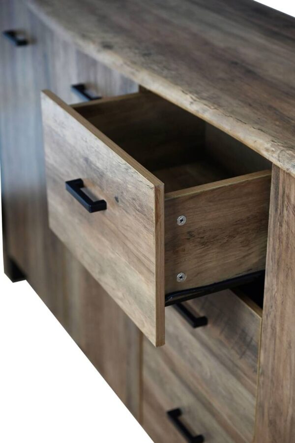 Sideboard Ute Akazie Nachbildung B/H/T: ca. 180x90x45 cm Sideboard Ute Akazie Nachbildung B/H/T: ca. 180x90x45 cm – Bild 4