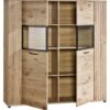 Highboard Turin Eiche Viking Nachbildung B/H/T: ca. 150x157x40 cm – Bild 2