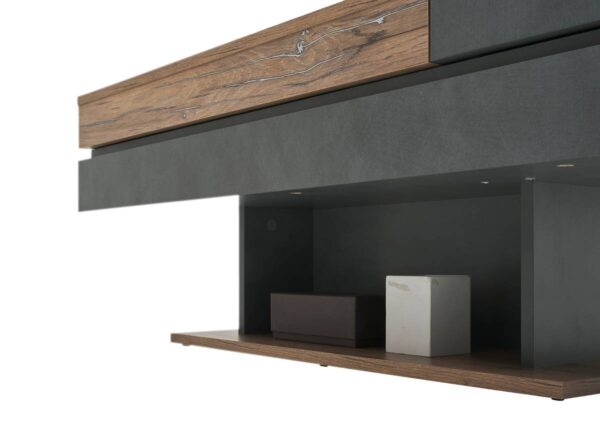 Couchtisch Kathi Eiche Matera Nachbildung B/H/T: ca. 110x43x60 cm – Bild 5
