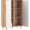 Kommode Tue Craft Eiche Nachbildung weiß matt B/H/T: ca. 90x132x42 cm Kommode Tue Craft Eiche Nachbildung weiß matt B/H/T: ca. 90x132x42 cm – Bild 2