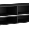 TV-Board Derby schwarz matt schwarz Hochglanz B/H/T: ca. 100x30x31 cm – Bild 4