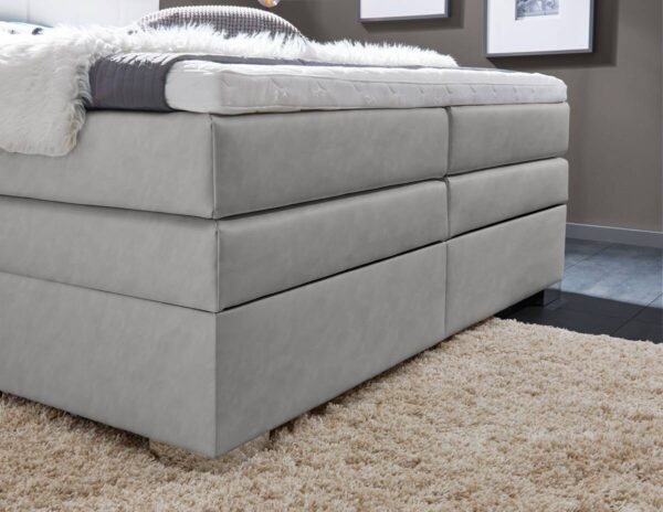 Boxspringbett Maratea silber Liegefläche B/L: ca. 180x200 cm – Bild 3