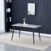 Esstisch Madrid grau B/H/T: ca. 140x75x80 cm – Bild 3